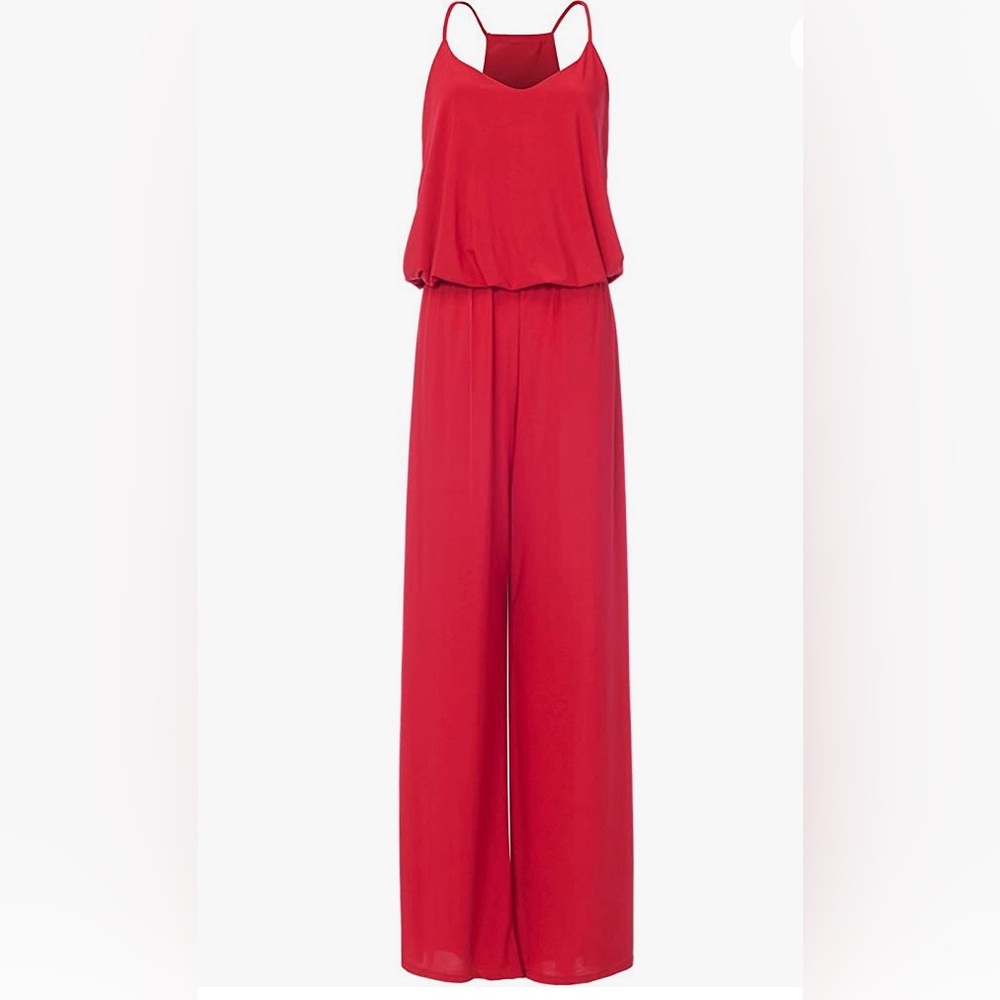 Urban K Ladies Jumpsuit Size Small Color Red